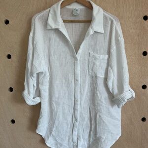 Cotton Gauze swimsuit coverup